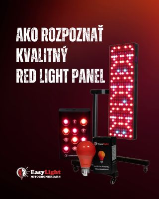 ✅ Ako si vybrať kvalitný red light infrapanel? Červené a infračervené svetlo je skvelý spôsob (“doplnok”), ako telu...
