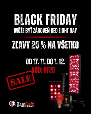Black Friday? U nás skôr Red Light Day. 🔴 Využite najväčšie zľavy roka a doprajte svojej energii nový štart. 💥 –20 % na...